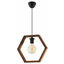 Opviq Chandelier Brown Black Hexagon Single Dark világítás