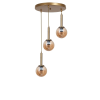 Opviq Chandelier Honey Gold 9056-3