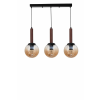 Opviq Chandelier Honey Walnut Black 9070-5