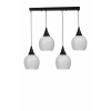 Opviq Chandelier White Black 9065-6