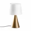  Opviq Table Lamp Gold White Kona - 15487