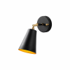  Opviq Wall Lamp Black Gold Evander - 13191