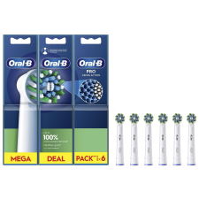 Oral-B EB50RX CrossAction Elektromos fogkefe Pótfej - Fehér (6db) pótfej, penge