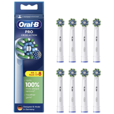 Oral-B EB50RX CrossAction Elektromos fogkefe Pótfej - Fehér (8db) pótfej, penge