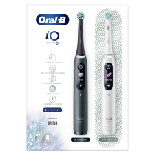 Oral-B iO8 Series Duo Black/White elektromos fogkefe