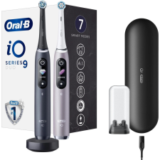  ORAL-B iO 9 Duo Edition Elektromos fogkefe fekete-rózsaszín elektromos fogkefe