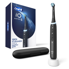 Oral-B iO Series 5 Elektromos fogkefe - Fekete elektromos fogkefe