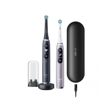 Oral-B iO Series 9 Elektromos fogkefe DuoPack - Fekete/Rózsaszín (2 db) elektromos fogkefe
