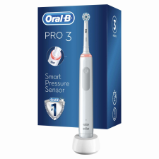 Oral-B Pro 3 3000 Elektromos Fogkefe Sensi Clean Fejjel, Fehér elektromos fogkefe