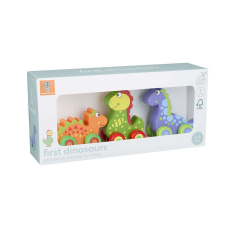 Orange Tree Toys Első dinoszauruszaim - Játékkészlet kerekekkel, narancsfa játékok tili toli
