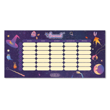  Órarend ARS UNA egylapos kétoldalas Enchanted órarend