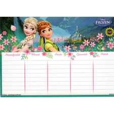 Órarend Disney Frozen, egyoldalas, hátulján szorzótábla KIFUTÓ TERMÉK órarend