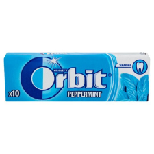 Orbit Peppermint mentaízű cukormentes rágógumi édesítőszerrel 14 g csokoládé és édesség
