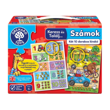 Orchard Toys Keress és találj... Számok puzzle, 2x10 db-os puzzle, kirakós