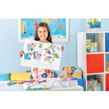Orchard Toys Kifestőkönyv angol tevékenységekkel és matricákkal 1 - 20 gyermek- és ifjúsági könyv
