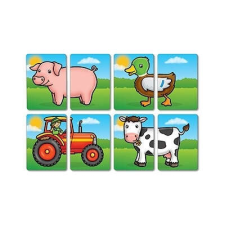 Orchard Toys Oktató Játék Egyesület - Barátok a farmról - Tanyasi fejek és farok készségfejlesztő
