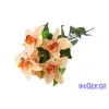  Orchidea 7 ágú selyemvirág csokor 45 cm - Barack