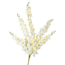  Orchidea ág 5ágú krém M110cm 6db/# dekorációs kellék