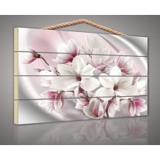 Orchidea fatábla kép 70x50 cm grafika, keretezett kép