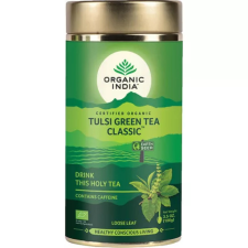 Organic India Tulsi GREEN TEA Zöld Tea, szálas bio tea, 100g tea