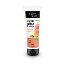  Organic Shop Gyengéd arcpeeling &quot;Barackos mangó&quot; 75 ml arcpakolás, arcmaszk