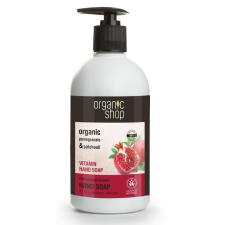 Organic Shop Vitaminos folyékony kézmosó szappan bio gránátalma kivonattal 500 ml Organic Shop tisztító- és takarítószer, higiénia