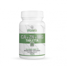  Organika ca+zn+mg tabletta 60 db vitamin és táplálékkiegészítő