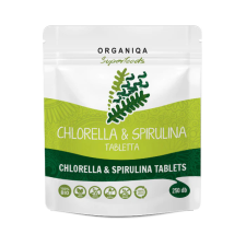Organiqa Bio Chlorella&Spirulina Tabletta 250 Db vitamin és táplálékkiegészítő