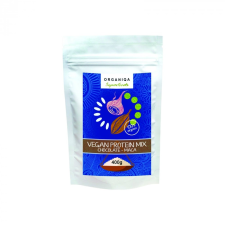 Organiqa bio fehérje mix csoki-maca 400 g vitamin és táplálékkiegészítő