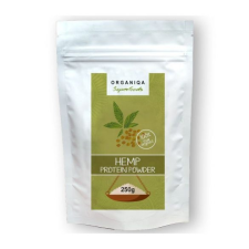 Organiqa bio hemp protein por 100% nyers 250 g vitamin és táplálékkiegészítő