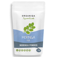 Organiqa bio nyers moringa por 125 g vitamin és táplálékkiegészítő