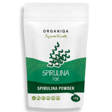 Organiqa bio spirulina por 100% nyers 125 g gyógyhatású készítmény