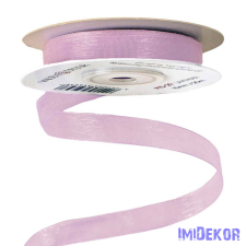  Organza szalag 10mm x 20m - Levendula dekorációs kellék