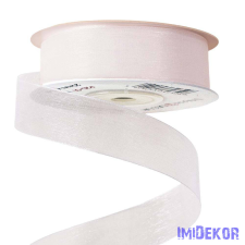  Organza szalag 20mm x 20m - Fehér dekorációs kellék