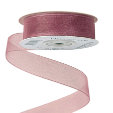  Organza szalag 20mm x 20m - Mályva dekorációs kellék