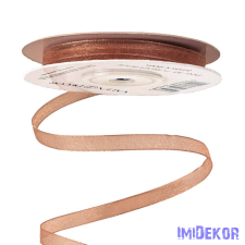  Organza szalag 6mm x 20m - Púder Bézs dekorációs kellék