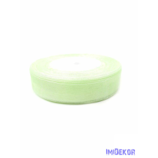  Organza szalag szegett 20mm x 45,72m - Alma Zöld szalag, masni