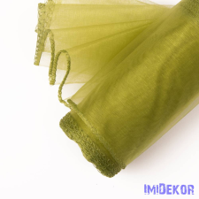  Organza szegett 12cm x 8,2m - Teazöld dekorációs kellék