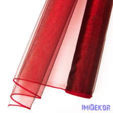  Organza szegett 40cm x 8,2m - Bordó dekorációs kellék
