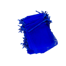  Organza tasak KÉK ajándéktasak