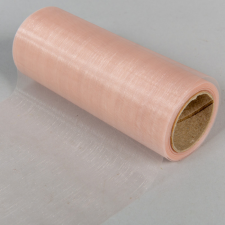  Organza tekercs 107 barack 12cmx10m dekorációs kellék