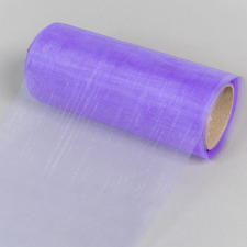  Organza tekercs 21 lila 12cmx10m dekorációs kellék