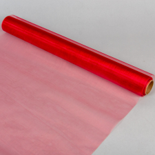  Organza tekercs 33 piros 48cmx10m dekorációs kellék