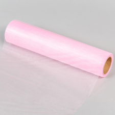  Organza tekercs 43 babarózsaszín 23cmx10m dekorációs kellék
