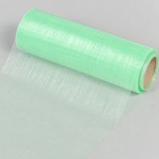  Organza tekercs 80 menta zöld 15cmx10m dekorációs kellék