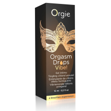Orgie Orgie Orgasm Drops Vibe - bizsergető intim gél nőknek (15ml) potencianövelő