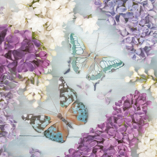 Orgona Collage with Butterflies szalvéta 20 db-os 33x33 cm papírárú, csomagoló és tárolóeszköz
