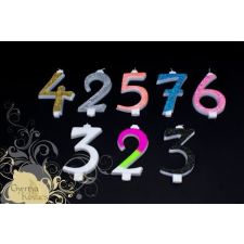  Óriás arany számgyertya &quot;5&quot;-ös gyertya