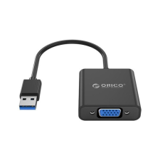 Orico kábel átalakító - UTV-BK/97/ (USB-A 3.0 to VGA, 1080p, fekete) kábel és adapter