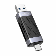 Orico külső TF/SD kártyaolvasó USB+USB-C fekete (CD2D-AC2-BK) (CD2D-AC2-BK) kártyaolvasó